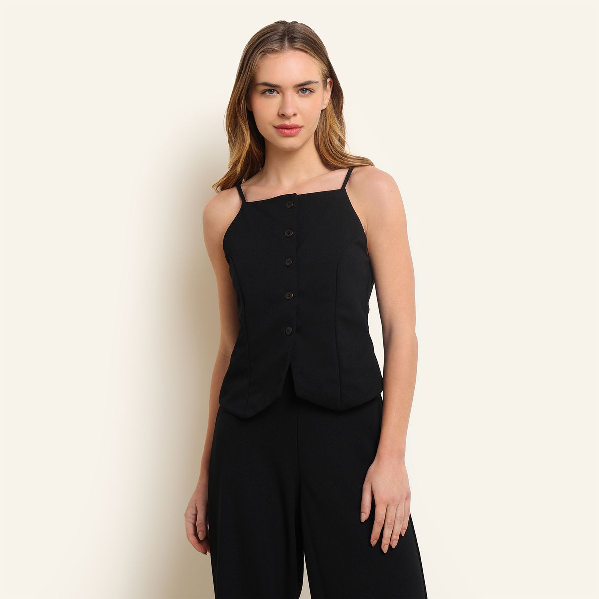 SYBILLA - Top Mujer Sin mangas Sybilla Slim fit