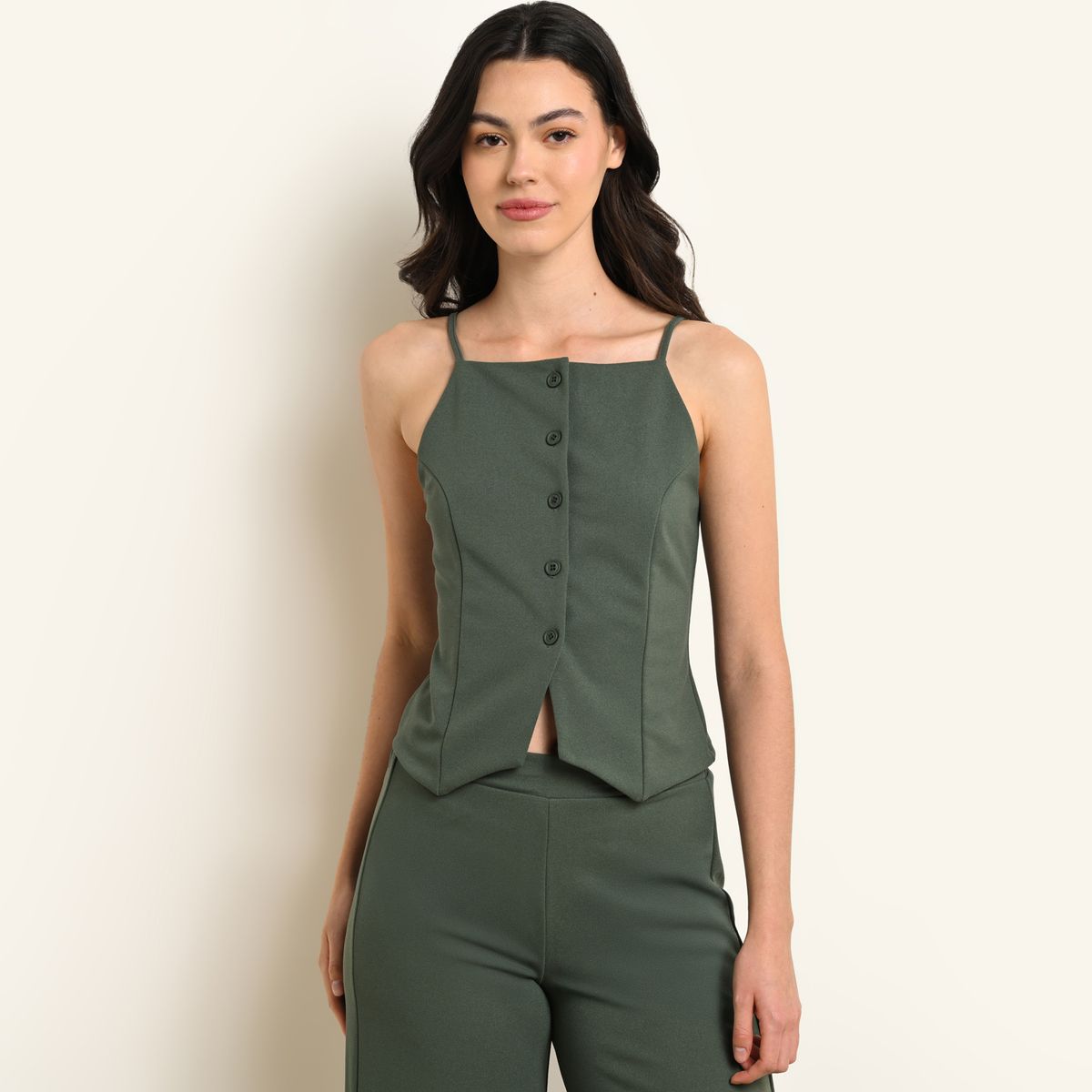 SYBILLA - Top Mujer Sin mangas Sybilla Slim fit