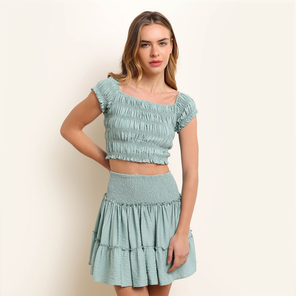 SYBILLA - Crop top Manga corta Sybilla