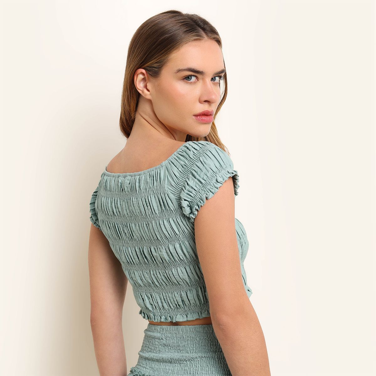 SYBILLA - Crop top Manga corta Sybilla