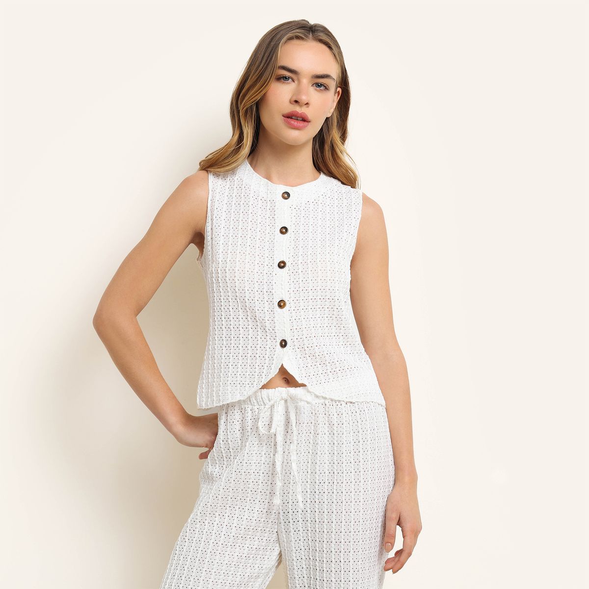 SYBILLA - Top Mujer Sin mangas Sybilla Regular fit