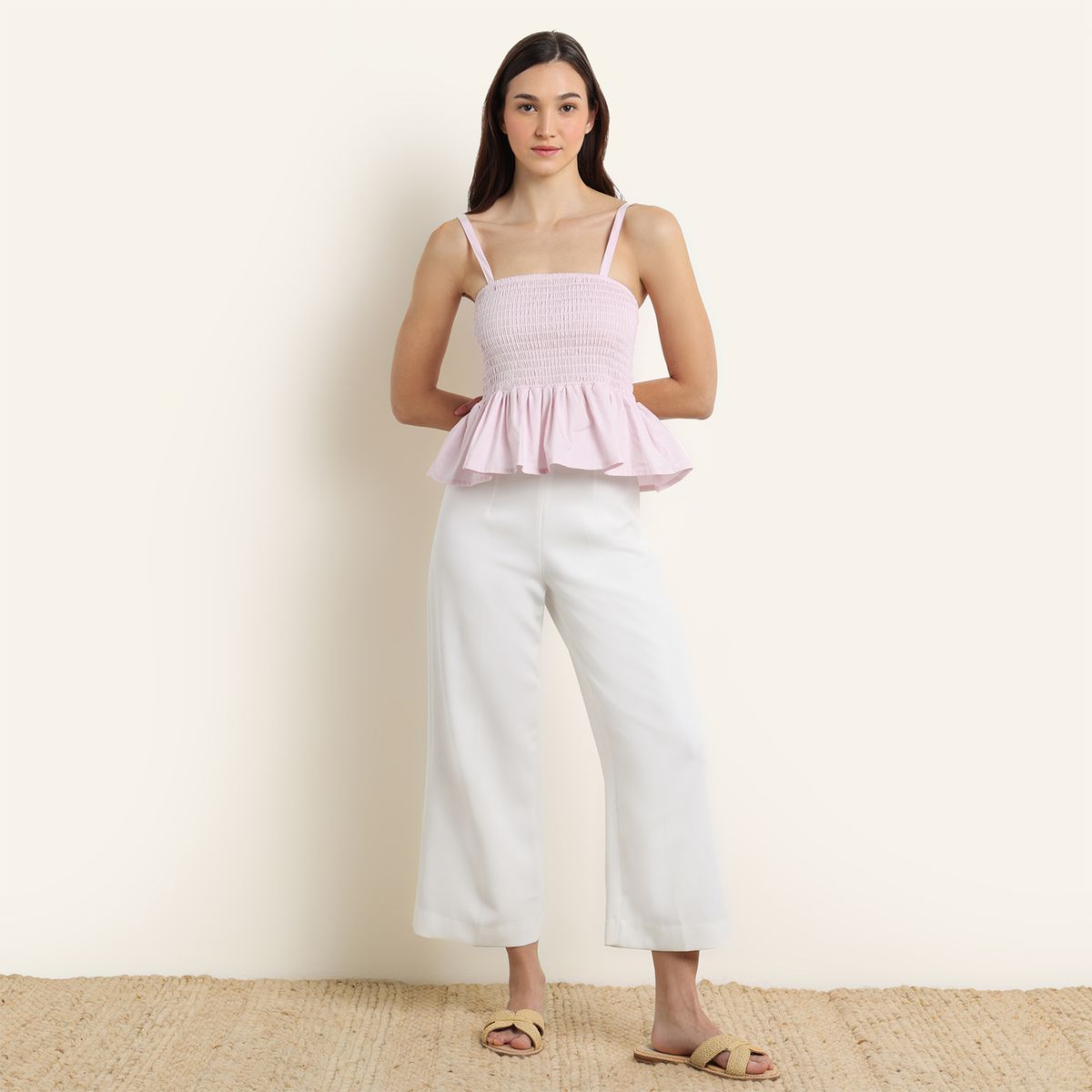 BASEMENT - Top Mujer Sin mangas de Algodón Basement