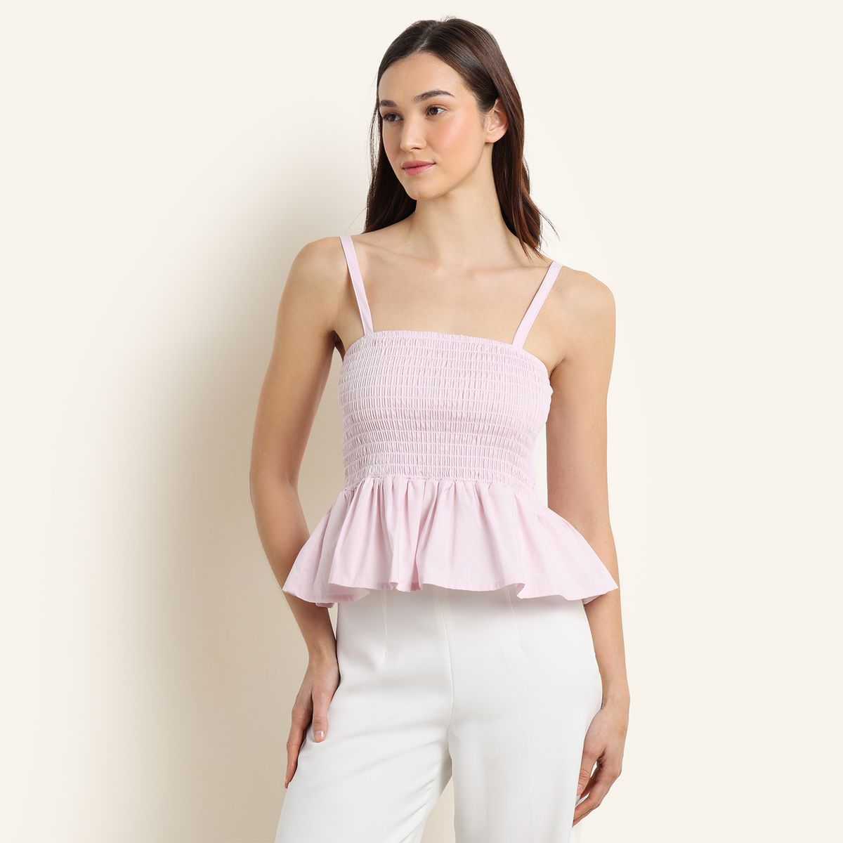 BASEMENT - Top Mujer Sin mangas de Algodón Basement