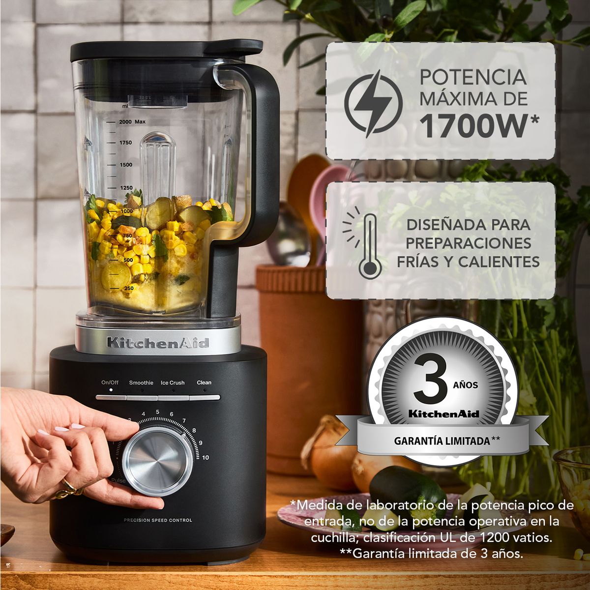 KITCHENAID - Licuadora Kitchenaid Pure Power 2L 1700 W 10 Velocidades