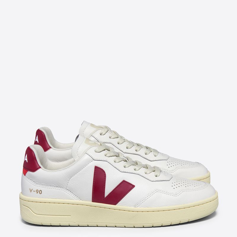 VEJA - Tenis Veja Moda V-90 Hombre Blancos