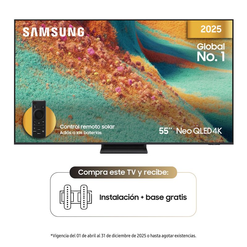 SAMSUNG - Televisor TV SAMSUNG 55 NEOQLD 4K QN55QN85FAK
