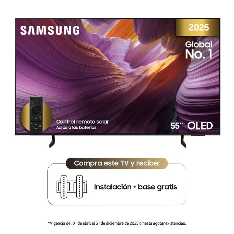 SAMSUNG - Televisor TV SAMSUNG 55" OLED 4K QN55S85FAKXZL