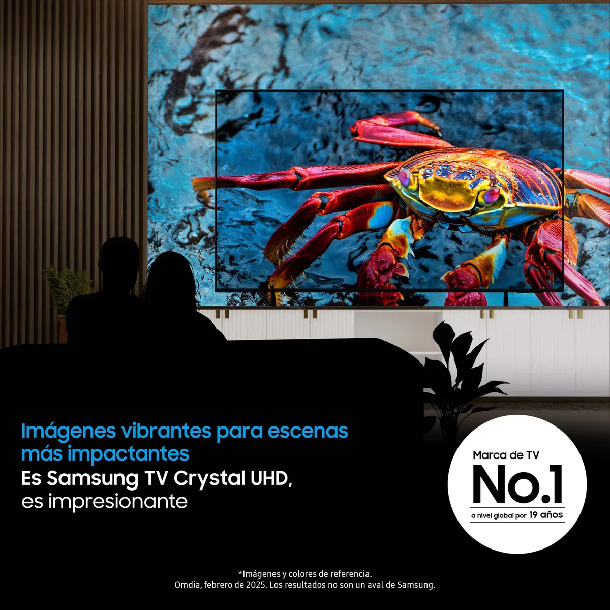SAMSUNG - Televisor | 70 pulgadas Crystal UHD 4K Ultra HD | UN70U8000FKXZL