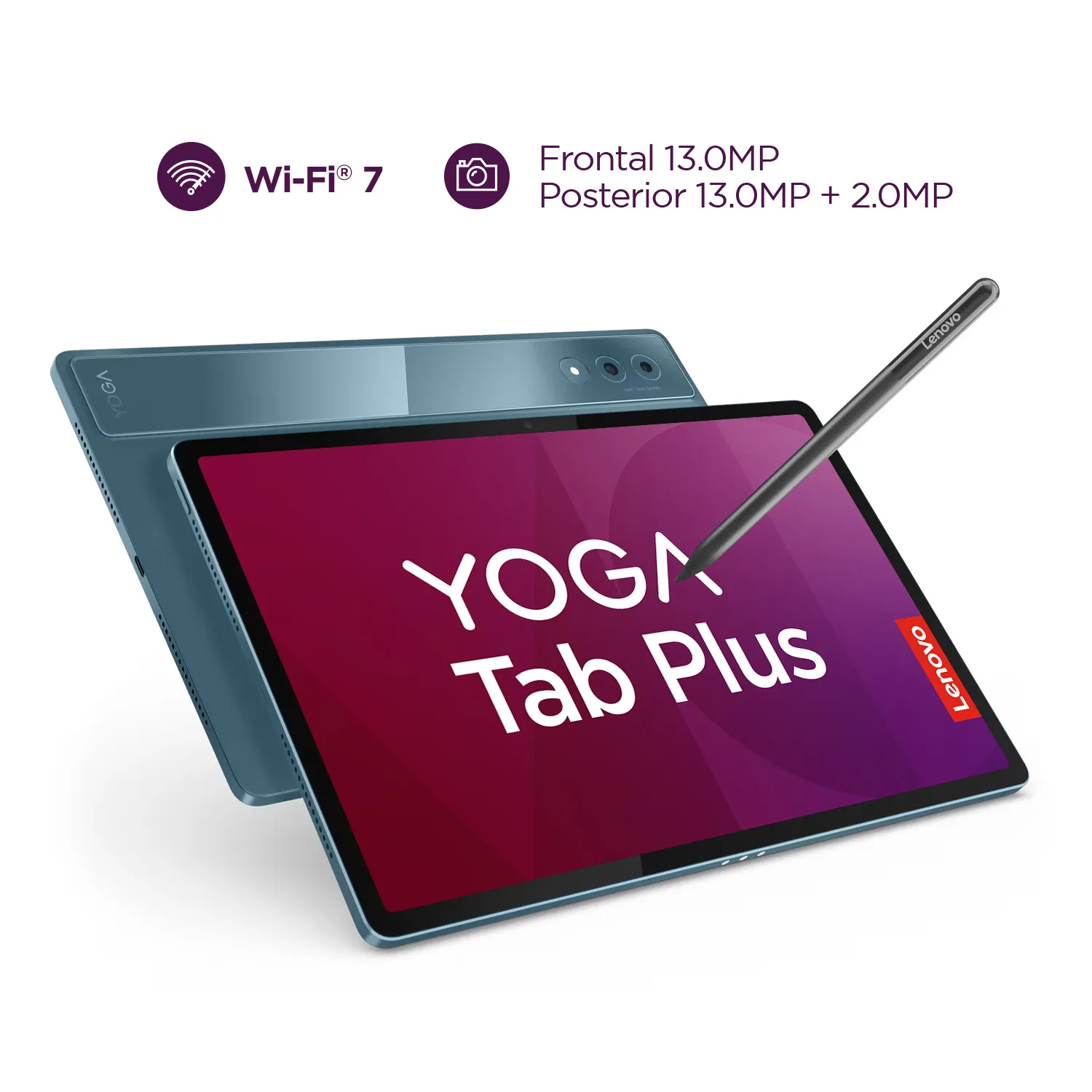 Tablet Lenovo Yoga Tab Plus 256GB | Teclado 2 en 1 y Pen