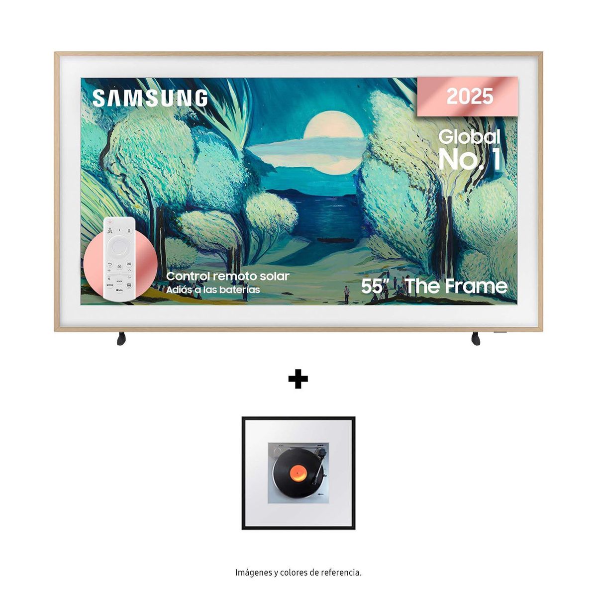 SAMSUNG - Televisor Samsung The Frame | 55 pulgadas |4K UHD | QLED | F-QN55LS03FAKX