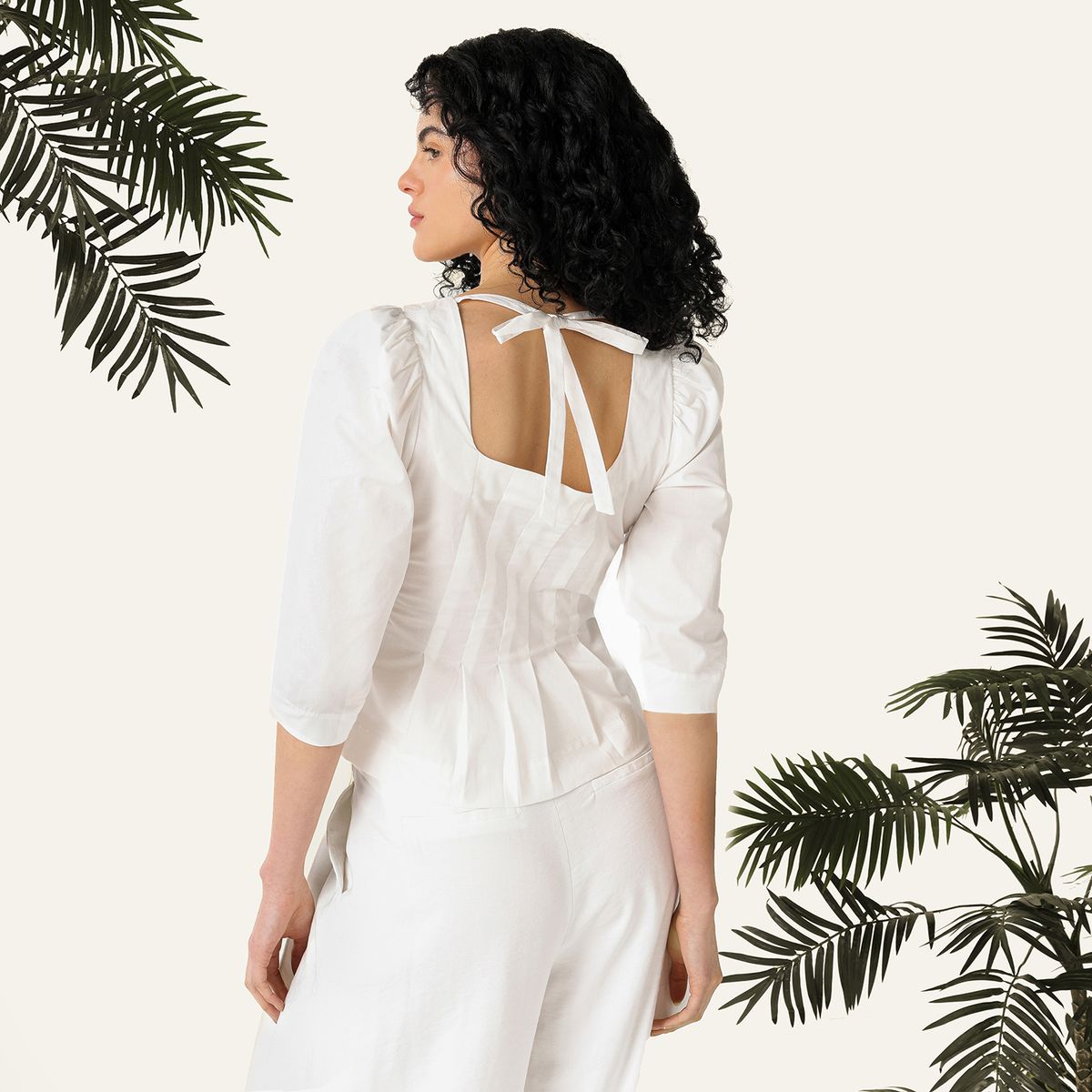 BAHIA MARIA X FALABELLA - Camisa Mujer Manga 3/4 de Algodón Bahia Maria x Falabella