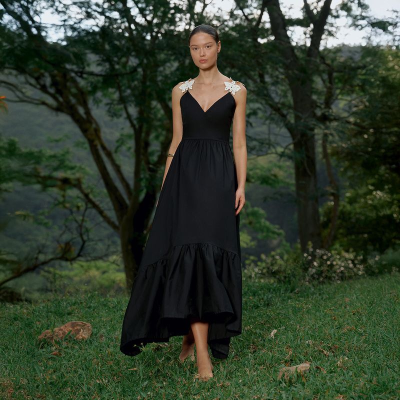 BAHIA MARIA X FALABELLA - Vestido Mujer Largo de Algodón Bahia Maria x Falabella