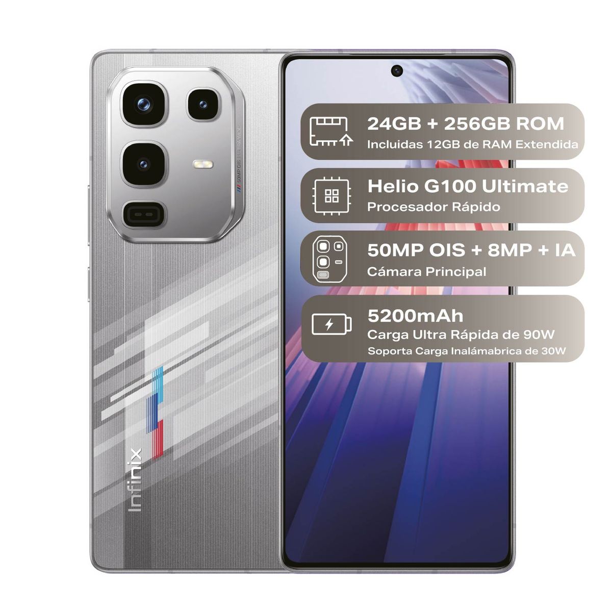 INFINIX - Celular Infinix Note 50 Pro 4G | 256GB | 12GB RAM 