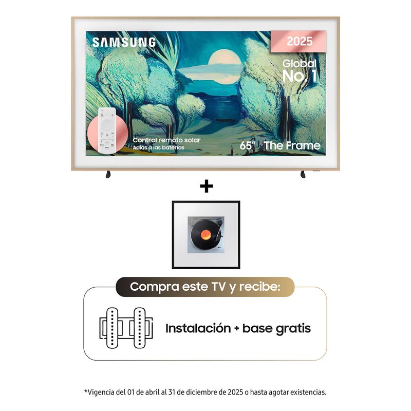 SAMSUNG - Combos SAMSUNG 4K Ultra HD Smart TVTV SAMSUNG 65 THE FRAME+MUSIC FRAME