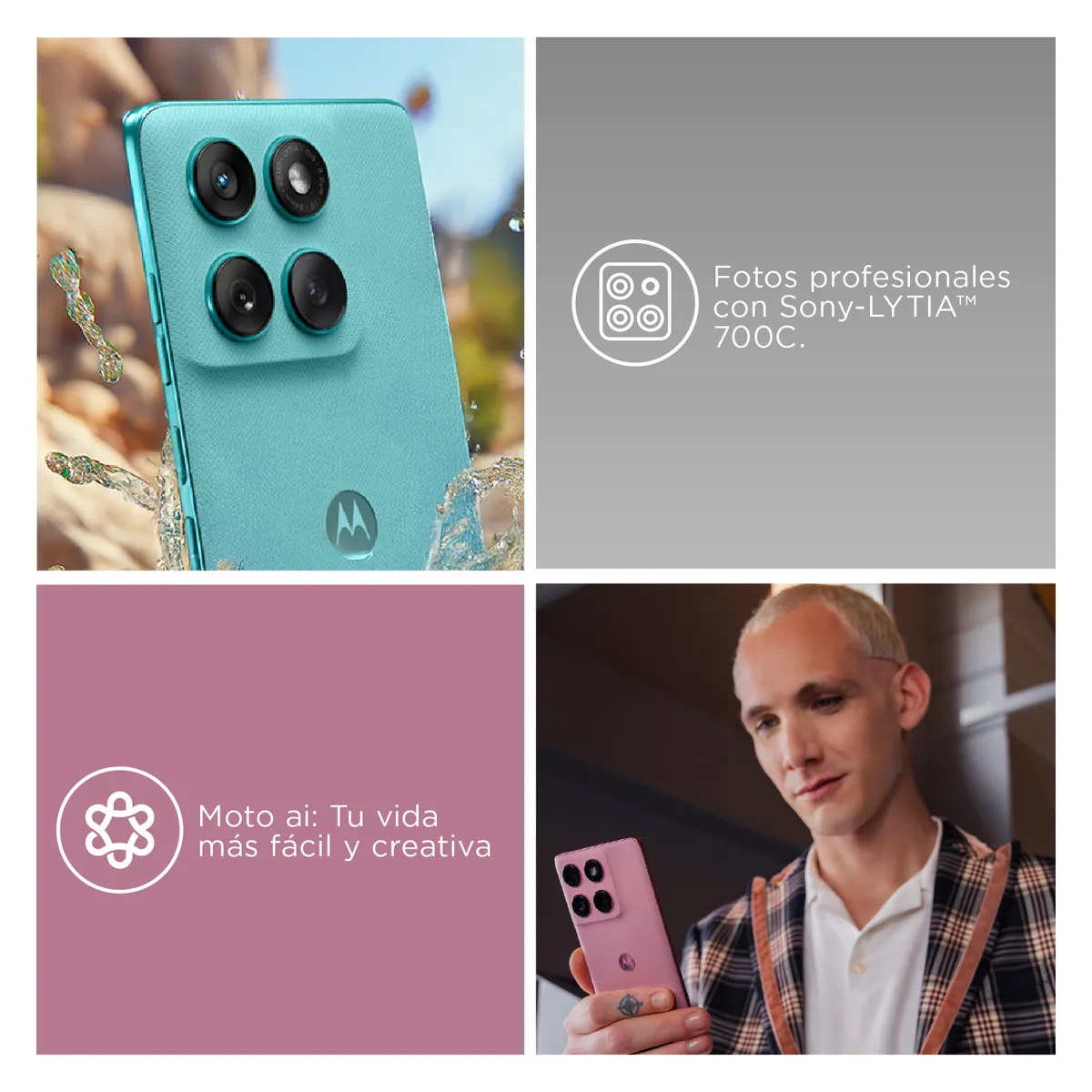 MOTOROLA - Celular motorola edge 60 fusion 5G | 256GB | 8GB RAM 