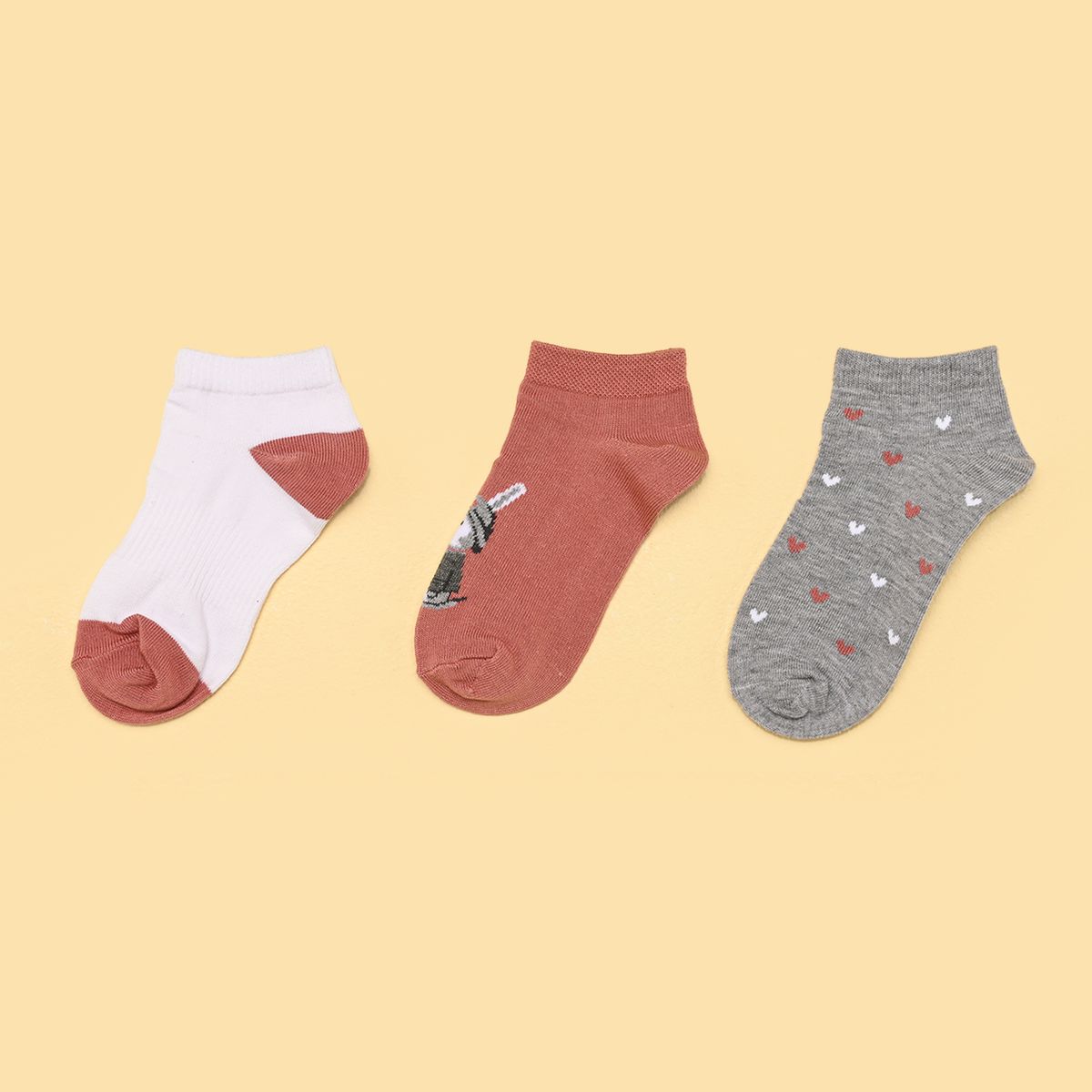 YAMP - Medias Niña Invisible Pack de 3 Yamp