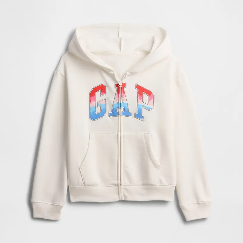 GAP - Saco Niña con Logo Con capucha Algodón GAP