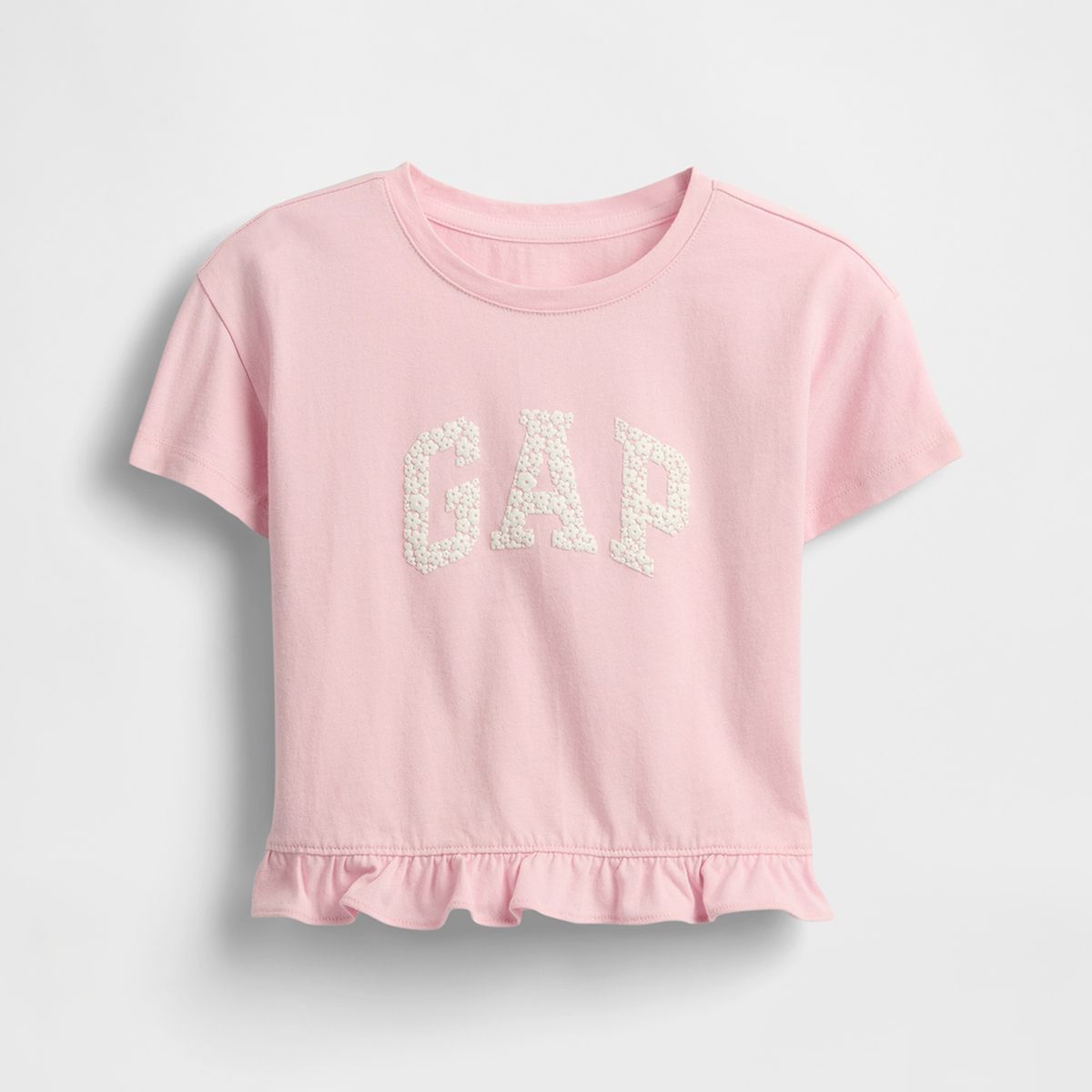 GAP - Camiseta Niña con Logo Manga corta Algodón GAP