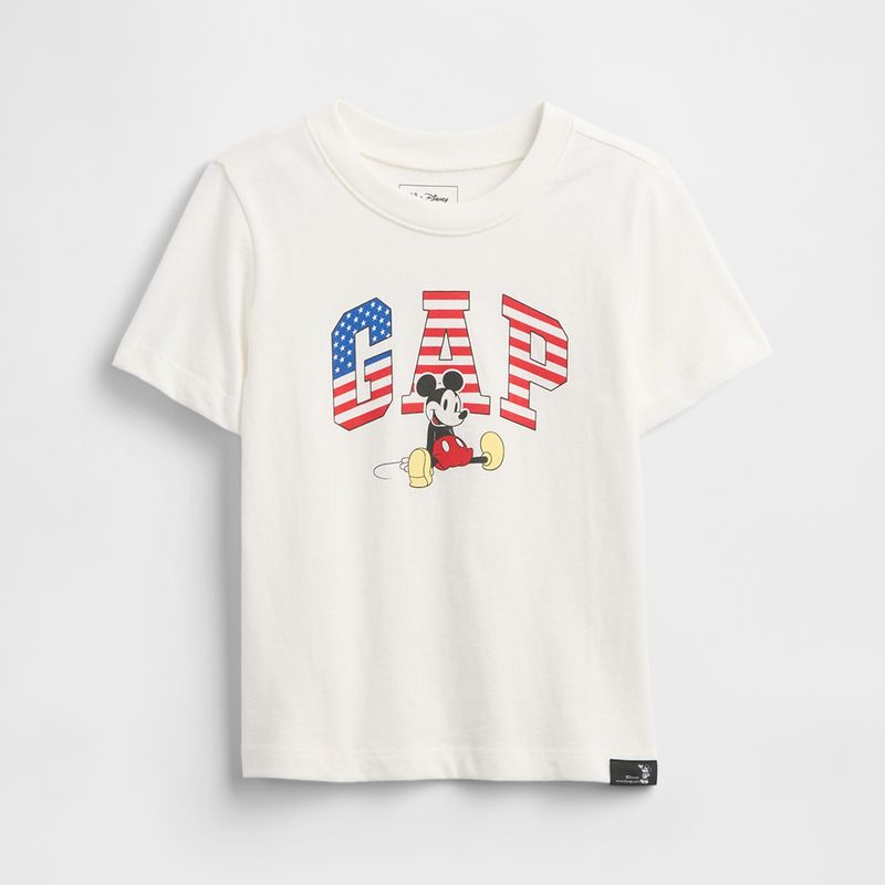 GAP - Camiseta Niño con Logo Mickey Manga corta Algodón GAP