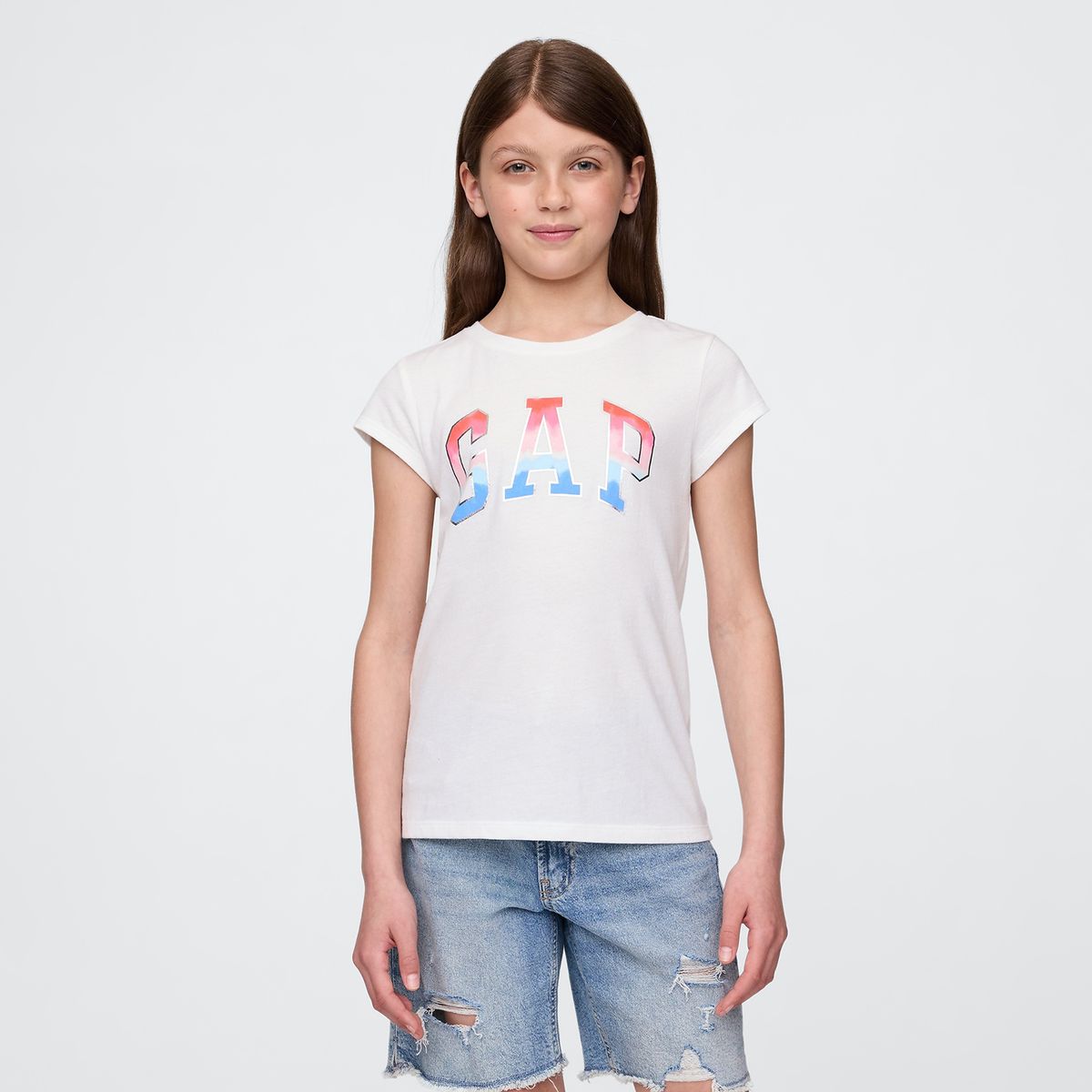 GAP - Camiseta Niña con Logo Mickey Manga corta Algodón GAP