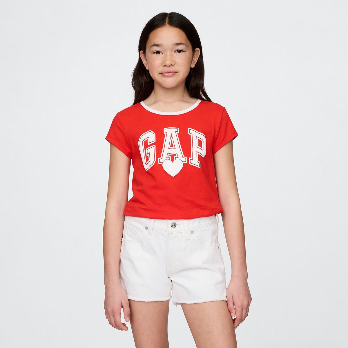 GAP - Camiseta Niña con Logo Mickey Manga corta Algodón GAP