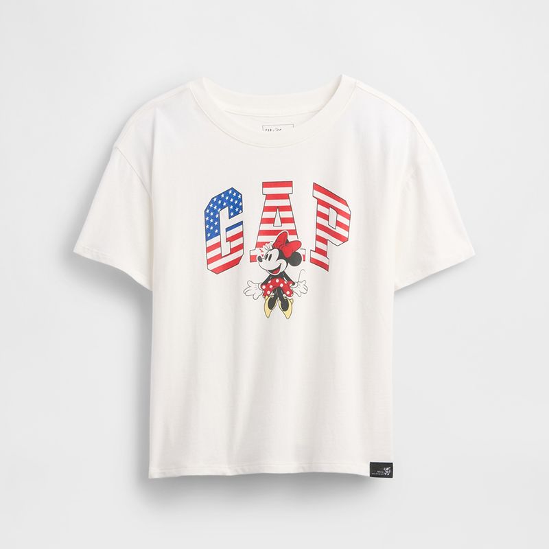 GAP - Camiseta Niña con Logo Minnie Manga corta Algodón GAP