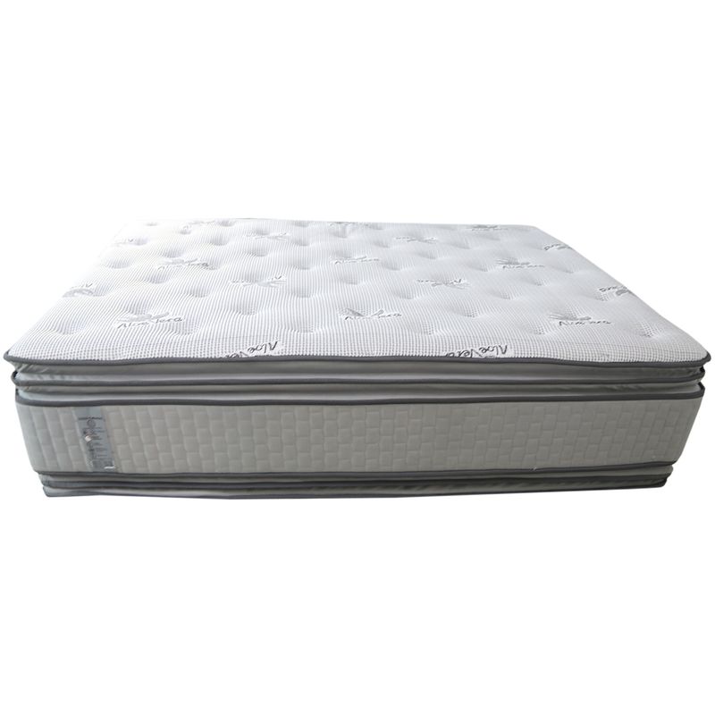 COLCHONES PARAISO - Colchón King Firmeza Suave Resortes SERIE M 180 cm x 190 cm PARAISO