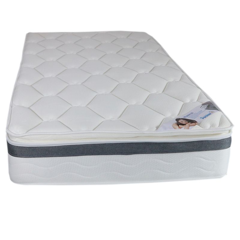 COLCHONES PARAISO - Colchón Doble Firmeza Medio Resortes RELAXOFLEX 140 cm x 190 cm PARAISO