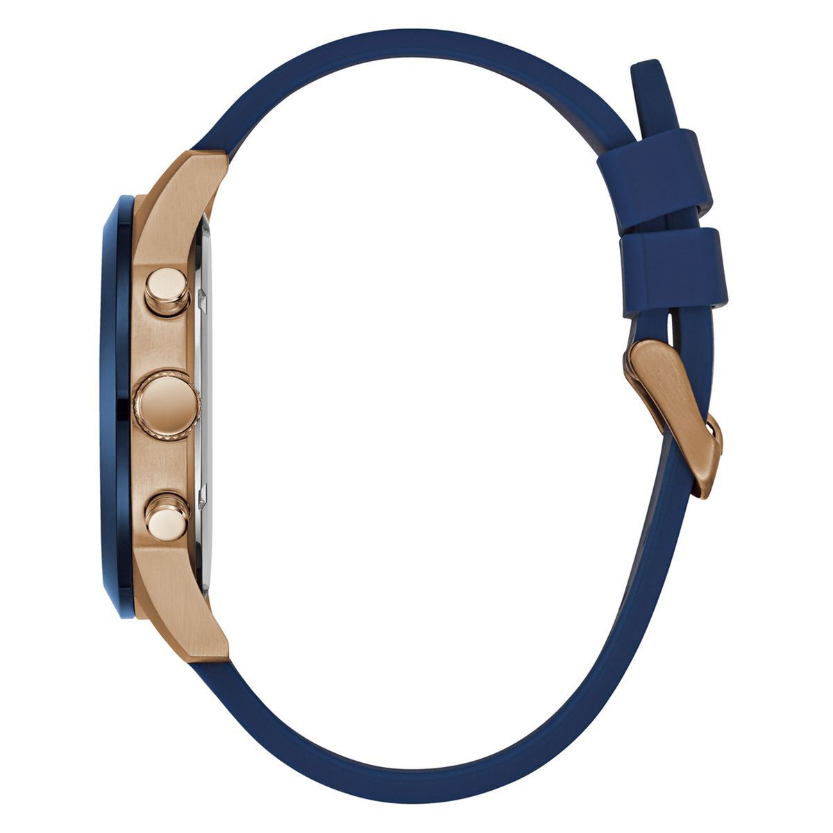 GUESS - Relój Guess Hombre Atlas. Relój Silicona Azul W1055G2