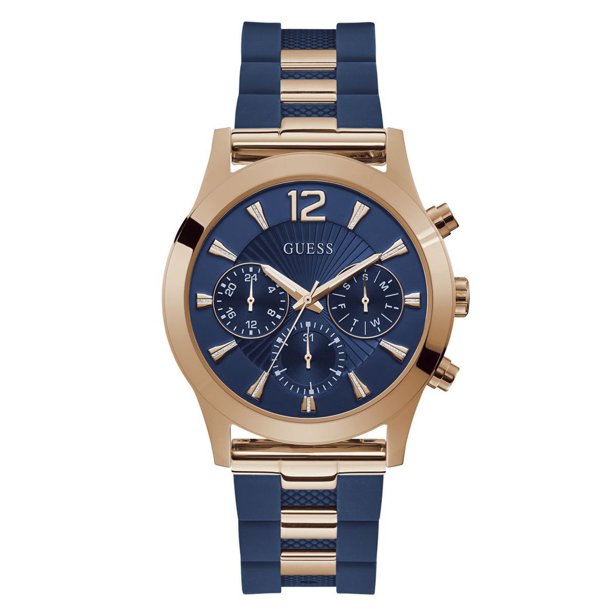 GUESS - Relój Guess Mujer Skylar. Relój Silicona Azul W1294L2