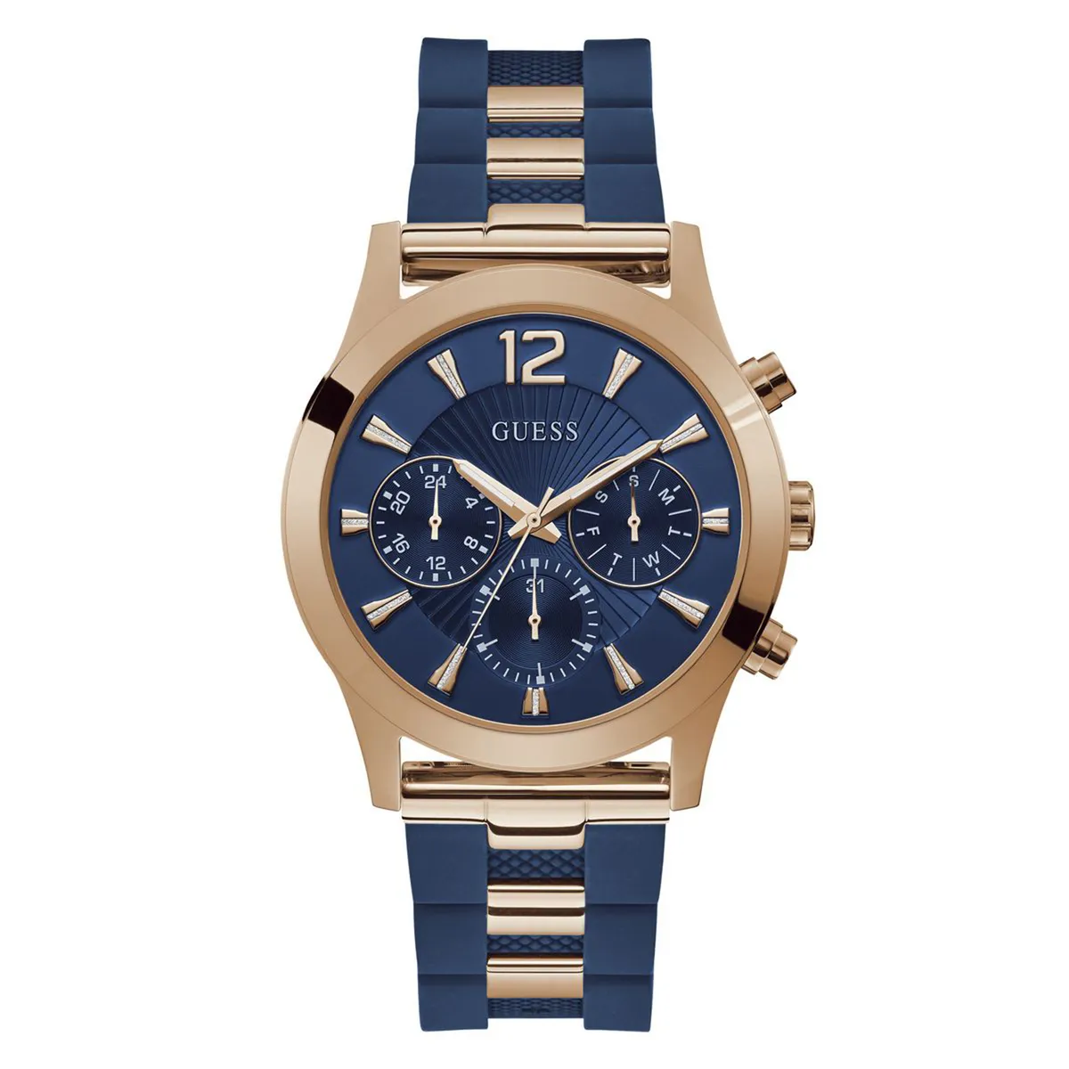 GUESS - Relój Guess Mujer Skylar. Relój Silicona Azul W1294L2