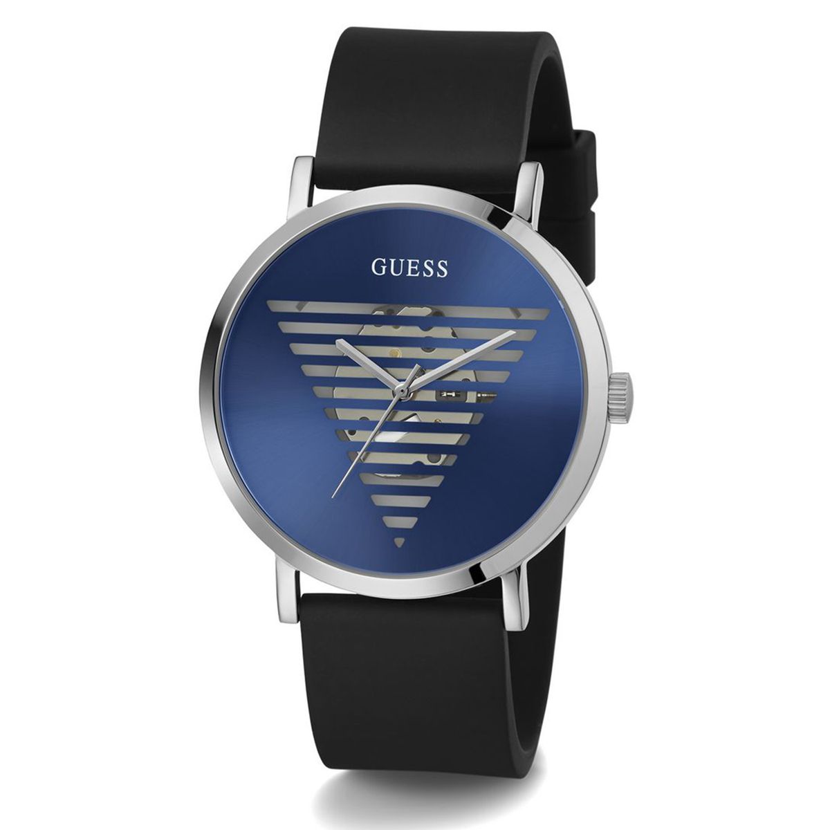 GUESS - Relój Guess Hombre Idol. Relój Silicona Negro GW0503G2