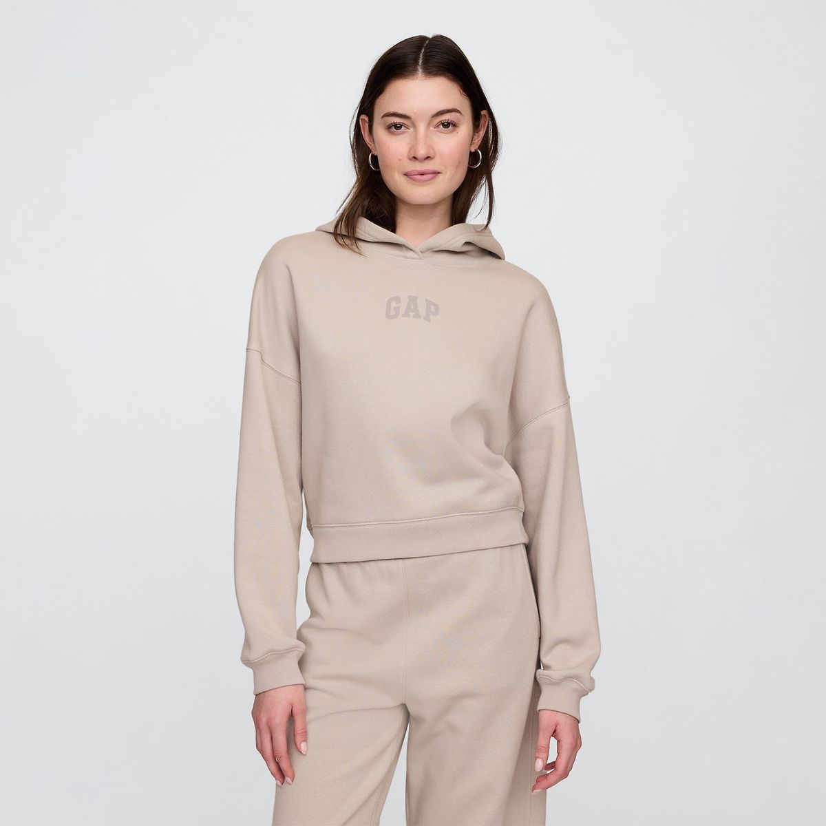 GAP - Hoodie Mujer con Logo de Algodón GAP