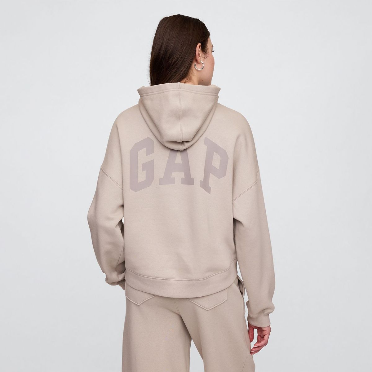 GAP - Hoodie Mujer con Logo de Algodón GAP
