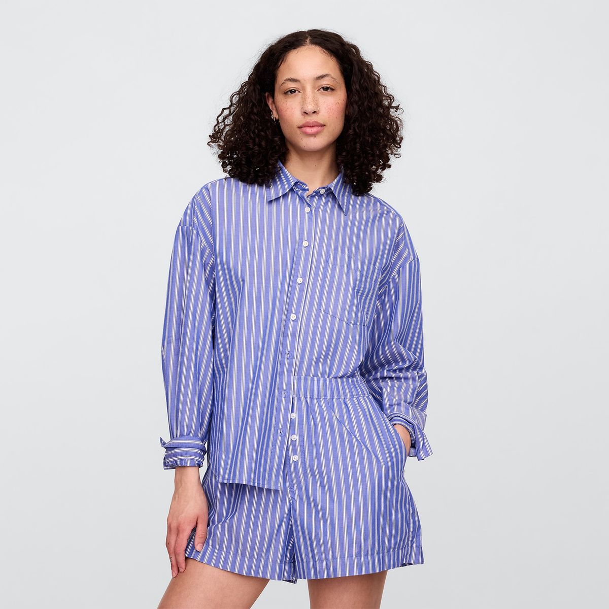 GAP - Blusa Mujer con Estampado Manga larga de Algodón Gap