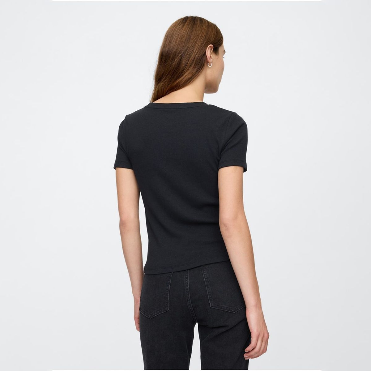 GAP - Camiseta Mujer con Estampado Manga corta de Algodón Gap