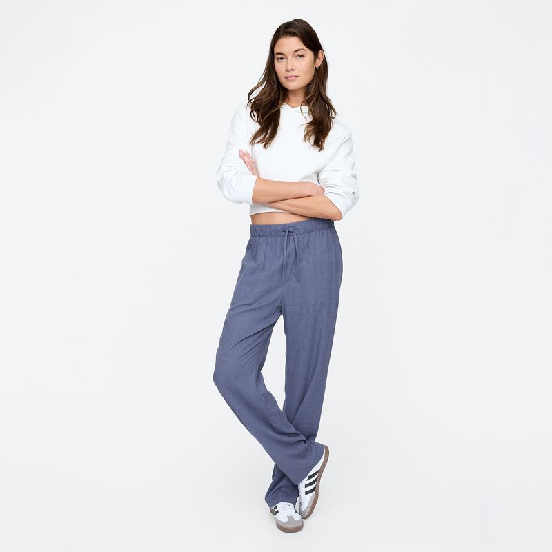 GAP - Pantalón Recto Mujer Tiro medio Gap