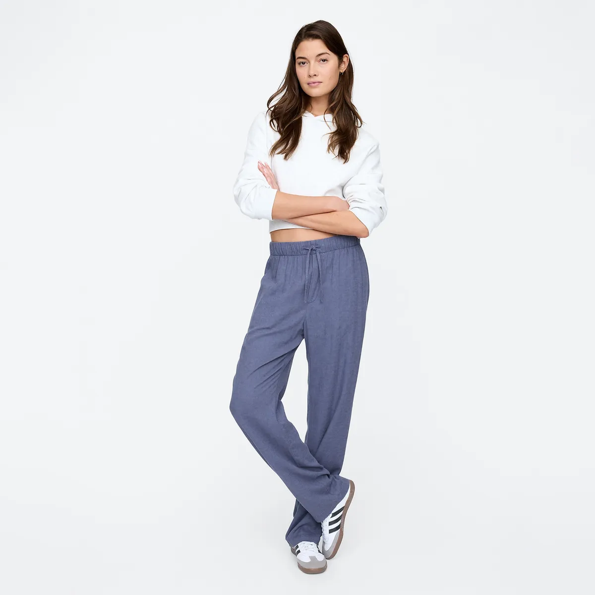 GAP - Pantalón Recto Mujer Tiro medio Gap