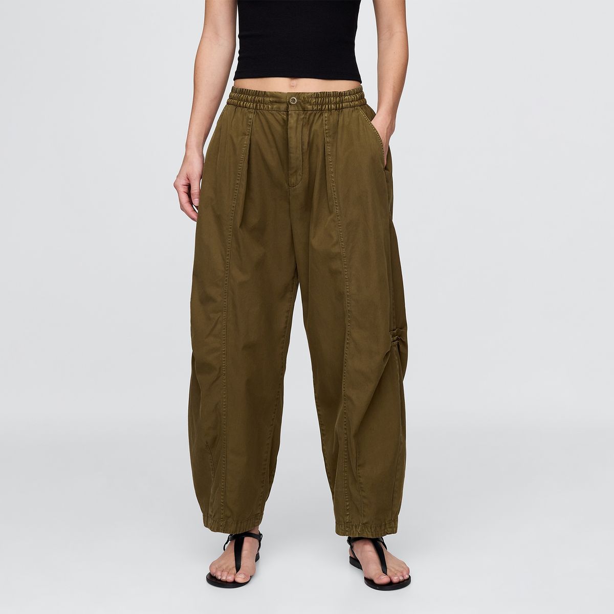 GAP - Pantalón Wide leg Mujer Tiro alto Gap