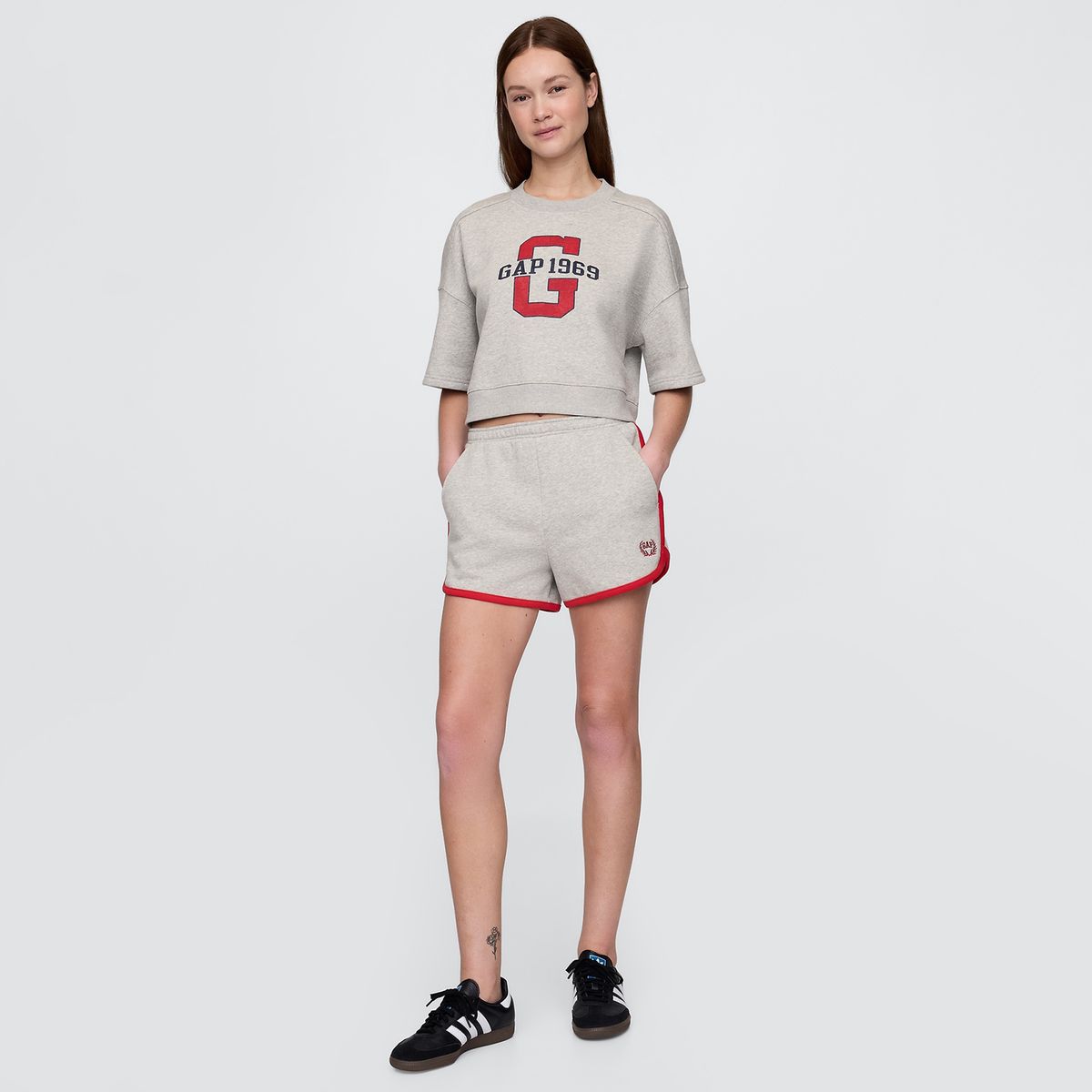 GAP - Camiseta Mujer con Estampado Manga corta de Algodón Gap