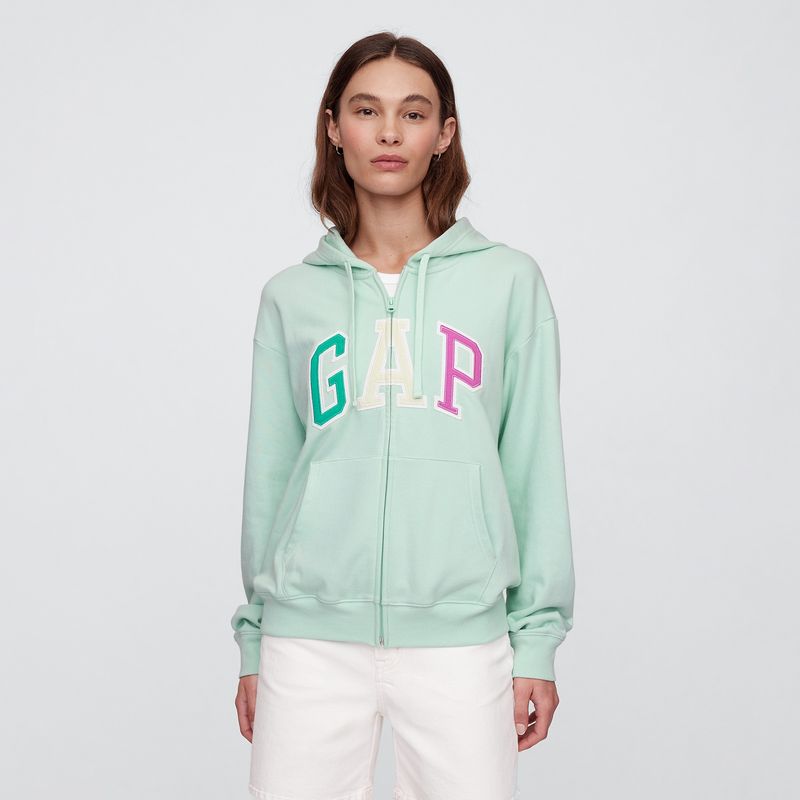 GAP - Hoodi Mujer con Logo de Algodón Gap