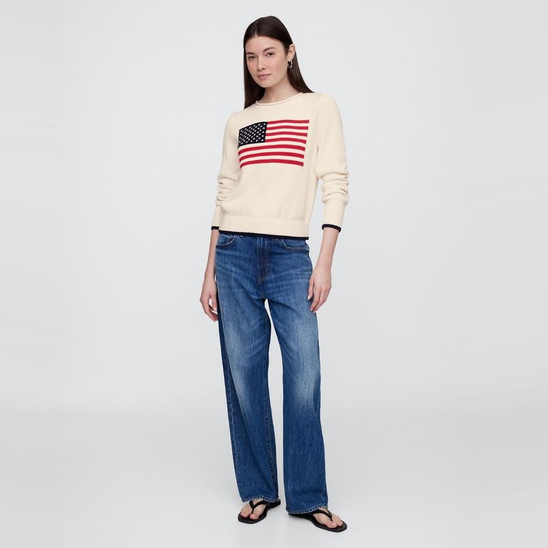 GAP - Buzo Mujer con Estampado de Algodón Gap