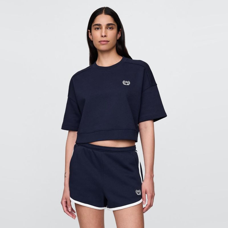 GAP - Camiseta Mujer con Estampado Manga corta de Algodón Gap