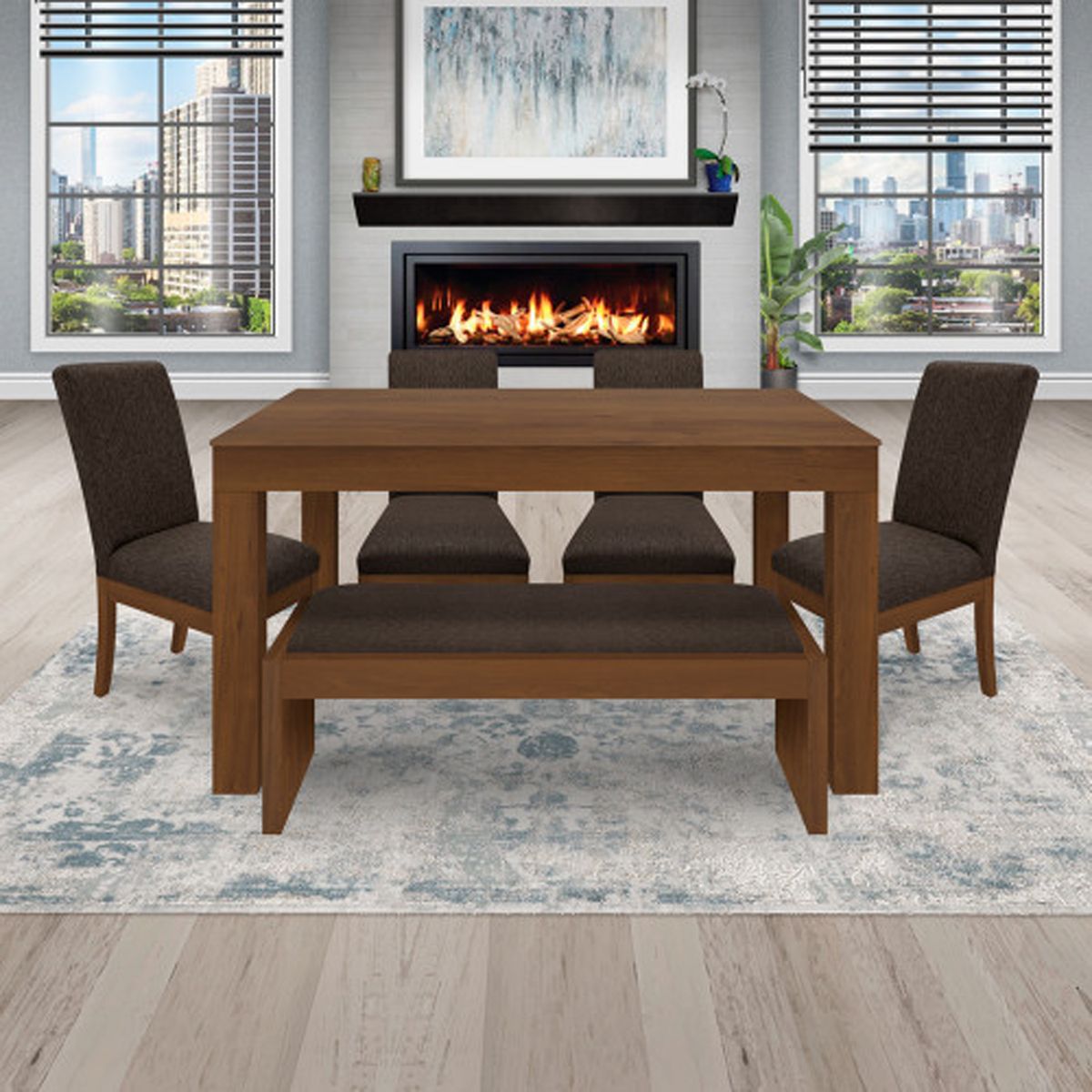 PULLMAN - Juego de comedor ITALIA 6 puestos