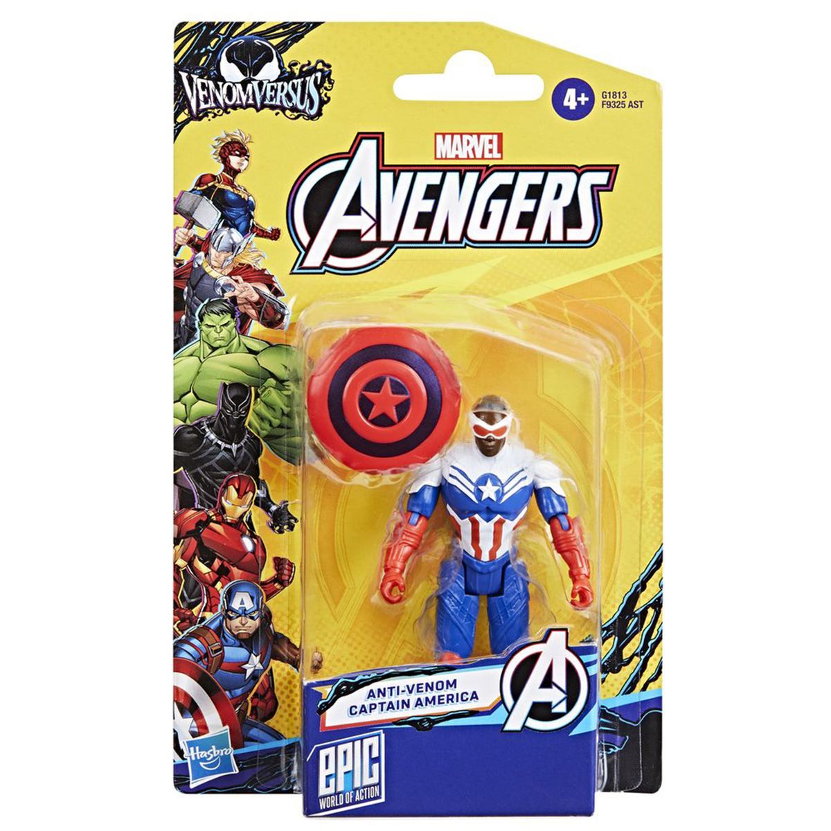 MARVEL - Figura de acción Marvel Anti-Venom Capitán América