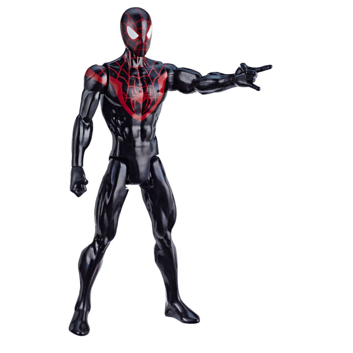 SPIDER MAN - Figura de acción Titan Hero Series Blast Gear Miles Morales 
