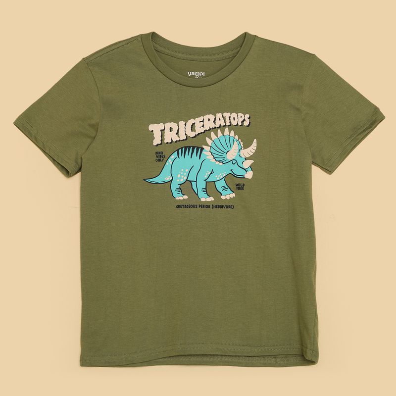 YAMP - Camiseta Niño con Estampado Print Manga corta Yamp