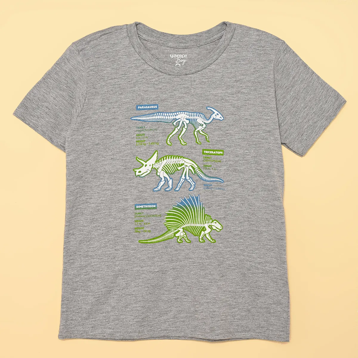 YAMP - Camiseta Niño con Estampado Print Manga corta Yamp