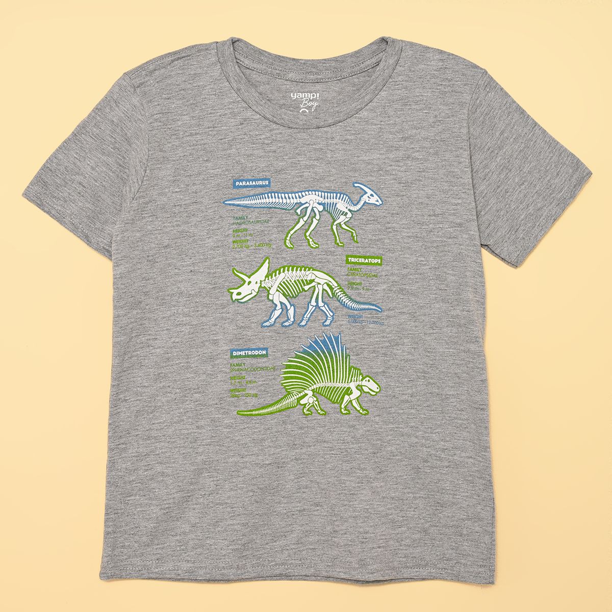 YAMP - Camiseta Niño con Estampado Print Manga corta Yamp
