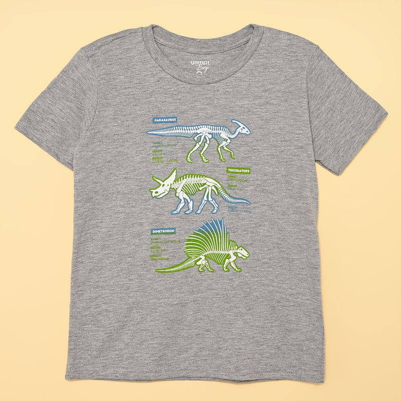 YAMP - Camiseta Niño con Estampado Print Manga corta Yamp